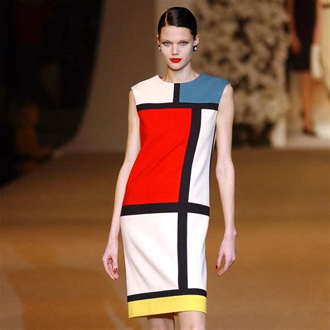 robe mondrian yves saint laurent|what is YSL known for.